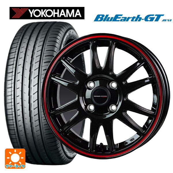 205/45R17 88W XL ヨコハマ ブルーアースGT AE51 ホットスタッフ クロススピード ハイパーエディション CR6 GGM/R 17-7J 国産車用 サマータイヤホイール4本セット
