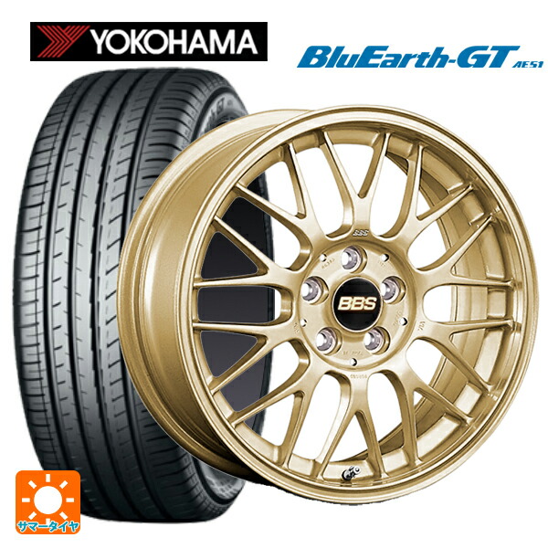 195/50R16 88V XL ヨコハマ ブルーアースGT AE51 # BBS RG-F GL 16-6.5J 国産車用 サマータイヤホイール4本セット