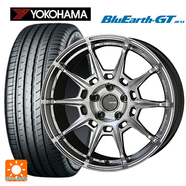 トヨタ GRカローラ(4BA-GZEA14H)用 245/40R18 97W XL ヨコハマ ブルーアースGT AE51 共豊 ガレルナ レフィーノ made by エンケイ HS 新品サマータイヤホイール 4本セット｜タイヤホイール専門店コニシタイヤ 140,215円
