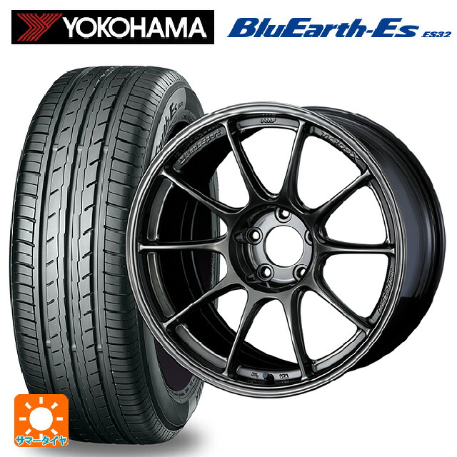 225/45R17 94V ヨコハマ ブルーアースEs ES32 # ウェッズ ウェッズスポーツ TC105X EJ-TITAN 17-8J 国産車用 サマータイヤホイール4本セット|タイヤホイール専門店コニシタイヤ