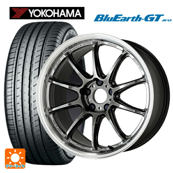 スバル レヴォーグ(VN系)用 245/40R18 97W XL ヨコハマ ブルーアースGT AE51 ワーク エモーション ZR10 GTKRC 新品サマータイヤホイール 4本セット|タイヤホイール専門店コニシタイヤ