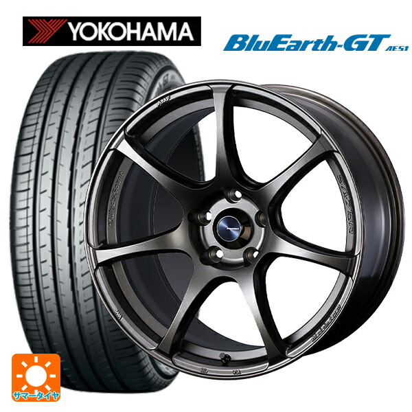 トヨタ GRカローラ(4BA-GZEA14H)用 235/40R18 95W XL ヨコハマ ブルーアースGT AE51 ウェッズ ウェッズスポーツ SA75R EJ-BRONZE 新品サマータイヤホイール 4本セット 144,000円