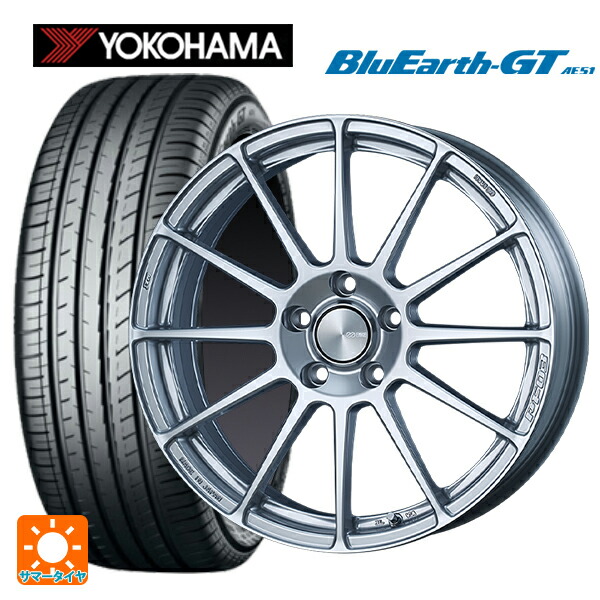 トヨタ ノア(90系)用 215/45R18 93W XL ヨコハマ ブルーアースGT AE51 エンケイ パフォーマンスライン PF03 スパークルシルバー 新品サマータイヤホイール 4本セット|タイヤホイール専門店コニシタイヤ