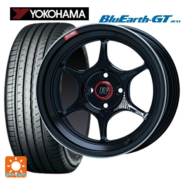 マツダ ロードスター(ND系)用 195/50R16 88V XL ヨコハマ ブルーアースGT AE51 # エンケイ パフォーマンスライン PF06 マシニングブラック 新品サマータイヤホイール 4本セット｜タイヤホイール専門店コニシタイヤ