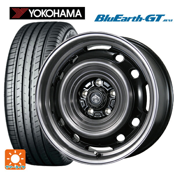 215/55R17 98W XL ヨコハマ ブルーアースGT AE51 トピー ランドフット XFG SC/P 17-7J 国産車用 サマータイヤホイール4本セット|タイヤホイール専門店コニシタイヤ