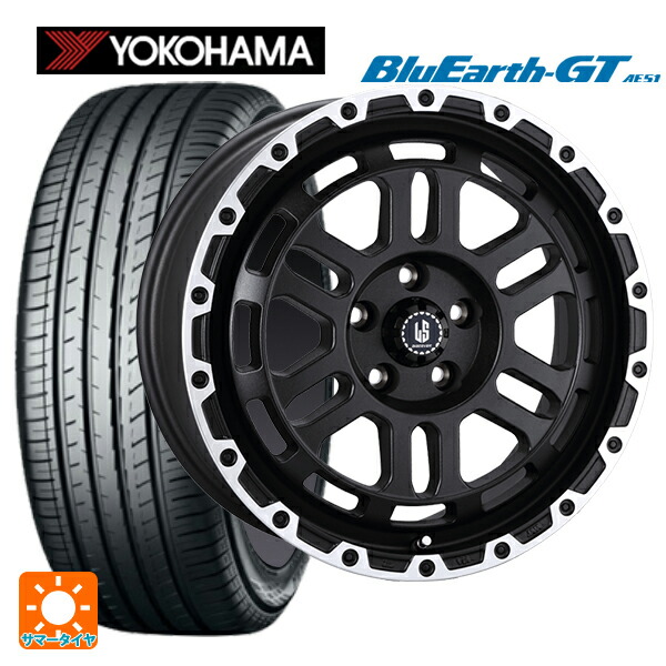 スズキ スイフトスポーツ(ZC33S)用 185/55R16 83V ヨコハマ ブルーアースGT AE51 阿部商会 ラ･ストラーダ ディスカバー WBRP 新品サマータイヤホイール 4本セット