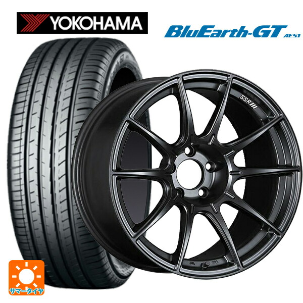 トヨタ GR86(ZN8)用 215/40R18 89W XL ヨコハマ ブルーアースGT AE51 タナベ SSR GT X01 フラットブラック 新品サマータイヤホイール 4本セット|タイヤホイール専門店コニシタイヤ