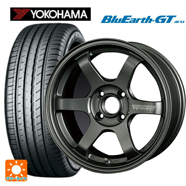 185/60R15 84H ヨコハマ ブルーアースGT AE51 レイズ ボルクレーシング TE37ソニック クラブレーサー DM 15-7J 国産車用 サマータイヤホイール4本セット|タイヤホイール専門店コニシタイヤ