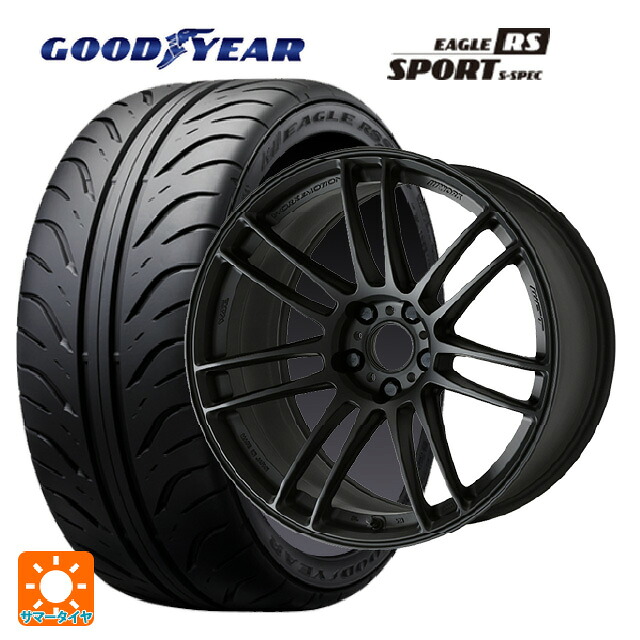 トヨタ GRヤリス(PA系)用 225/40R18 88W グッドイヤー イーグル RS スポーツ S-スペック ワーク エモーション ZR7 MBL 新品サマータイヤホイール 4本セット｜タイヤホイール専門店コニシタイヤ