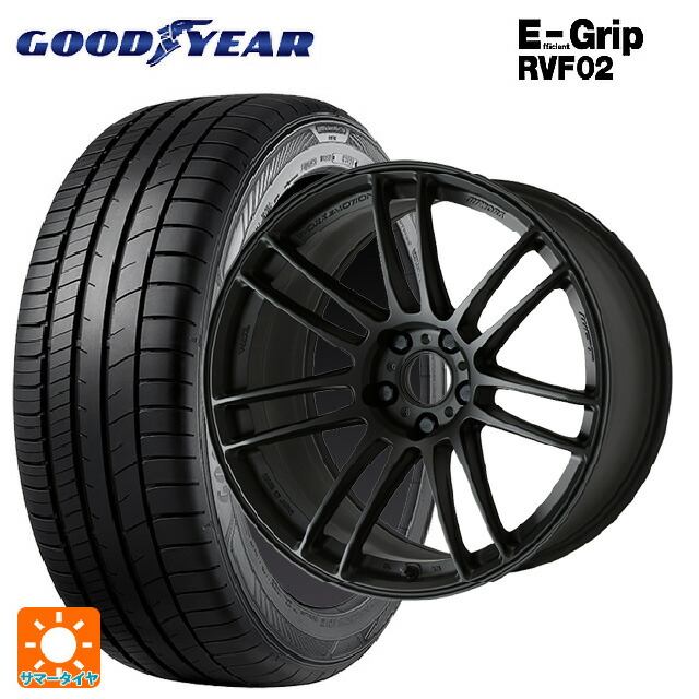 レクサス LBX(10系)用 225/60R17 99H グッドイヤー エフィシェントグリップ RVF02 ワーク エモーション ZR7 MBL 新品サマータイヤホイール 4本セット|タイヤホイール専門店コニシタイヤ