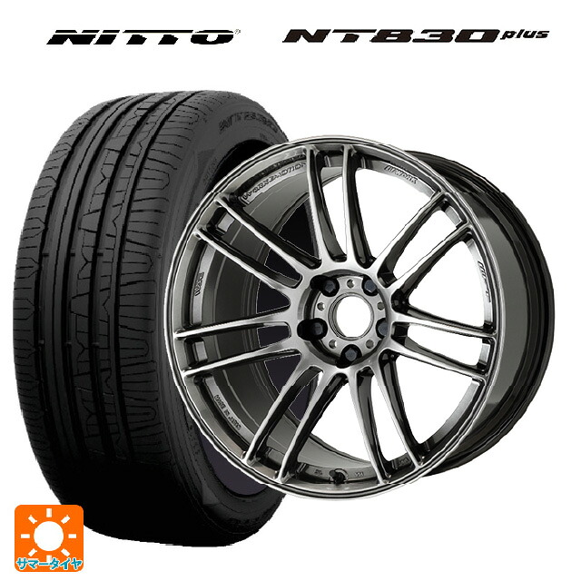 2024年製 235/35R19 91W ニットー NT830 プラス ワーク エモーション ZR7 GGM 19-8J 国産車用 サマータイヤホイール4本セット 129,320円