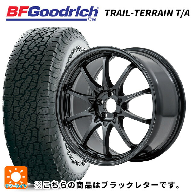 スバル クロストレック(5AA-GUE)用 225/55R18 102H XL BFグッドリッチ トレイルテレーン T/A ブラックレター 正規品 レイズ ボルクレーシング CE28N プラス MM 新品サマータイヤホイール 4本セット