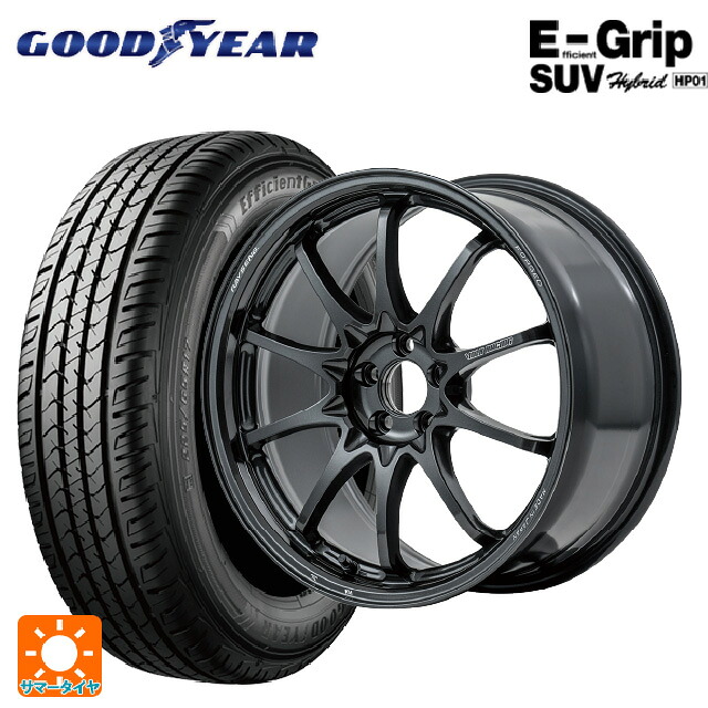 225/65R18 103H グッドイヤー エフィシェントグリップSUV HP01 レイズ ボルクレーシング CE28N プラス MM 18-8J 国産車用 サマータイヤホイール4本セット