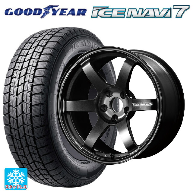 2023年製 225/45R18 91Q グッドイヤー アイスナビ7(数量限定) レイズ ボルクレーシング TE37サーガ S-プラス MM 18-7.5J 国産車用 スタッドレスタイヤホイール4本セット|タイヤホイール専門店コニシタイヤ