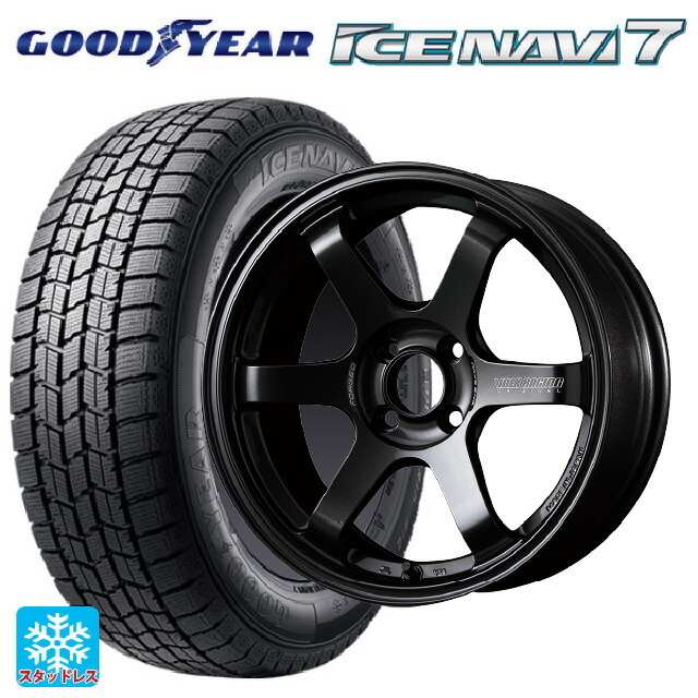 スズキ スイフト(ZC/ZD 13/43/53/83系)用 2025年製 185/55R16 83Q グッドイヤー アイスナビ7(数量限定) # レイズ ボルクレーシング TE37ソニック MM 新品スタッドレスタイヤホイール 4本セット