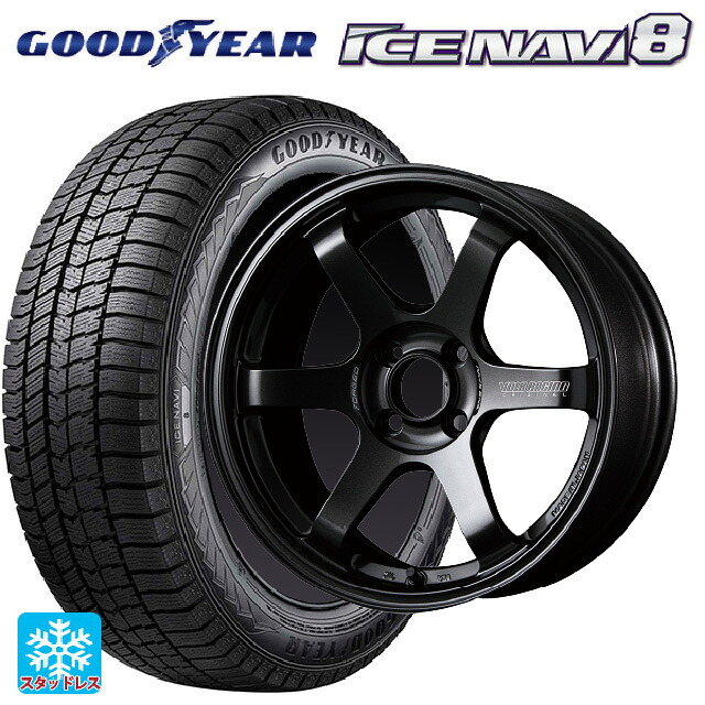 ダイハツ タフト(LA900/LA910)用 165/65R15 81Q グッドイヤー アイスナビ8 # レイズ ボルクレーシング TE37ソニック MM 新品スタッドレスタイヤホイール 4本セット