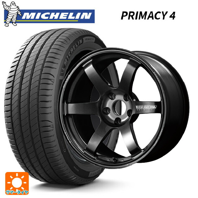 215/45R17 87W ミシュラン 正規品 プライマシー4 レイズ ボルクレーシング TE37サーガ S-プラス MM 17-7J 国産車用 サマータイヤホイール4本セット