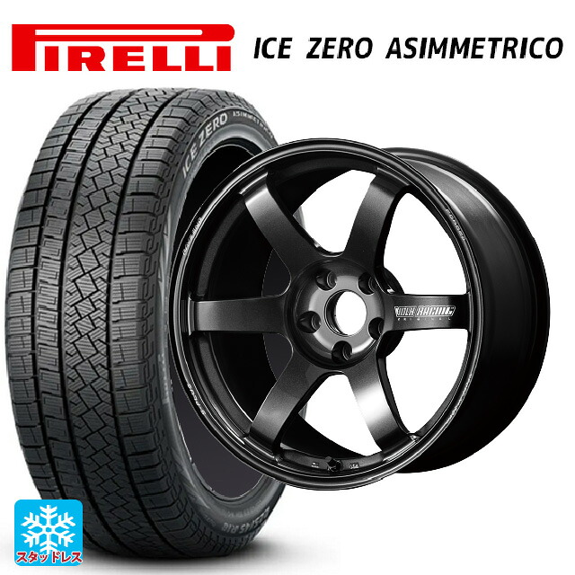 235/65R18 110T XL ピレリ アイスゼロ アシンメトリコ 正規品 # レイズ ボルクレーシング TE37サーガ S-プラス MM 18-8J 国産車用 スタッドレスタイヤホイール4本セット｜タイヤホイール専門店コニシタイヤ