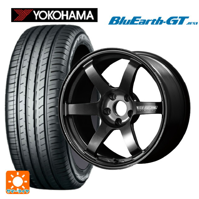 トヨタ GRカローラ(4BA-GZEA14H)用 245/40R18 97W XL ヨコハマ ブルーアースGT AE51 レイズ ボルクレーシング TE37サーガ S-プラス MM 新品サマータイヤホイール 4本セット｜タイヤホイール専門店コニシタイヤ