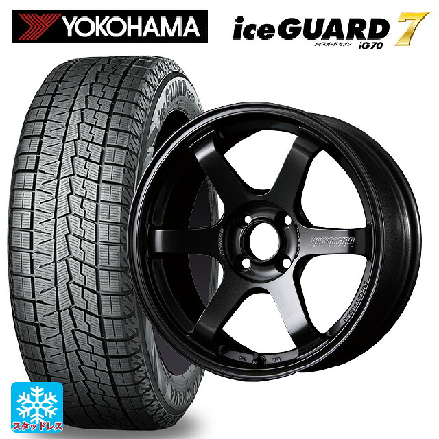 2025年製 185/65R15 88Q ヨコハマ アイスガード7(IG70) レイズ ボルクレーシング TE37ソニック MM 15-5.5J 国産車用 スタッドレスタイヤホイール4本セット