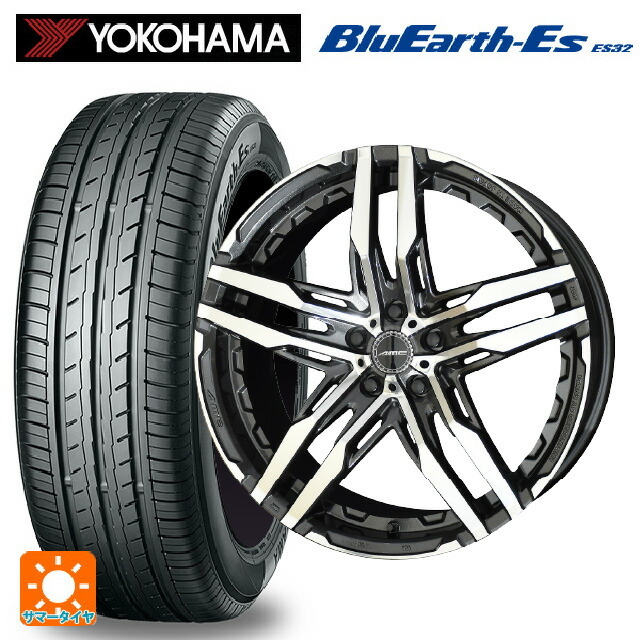 トヨタ GR86(ZN8)用 215/40R18 85W ヨコハマ ブルーアースEs ES32 共豊 シャレン RG グラファイトメタル×ポリッシュ 新品サマータイヤホイール 4本セット