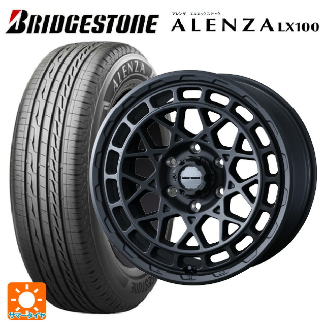トヨタ ランドクルーザー300(300系)用 265/65R18 114V ブリヂストン アレンザLX100 正規品 # ウェッズ マッドヴァンス X タイプM フルマットブラック 新品サマータイヤホイール 4本セット|タイヤホイール専門店コニシタイヤ