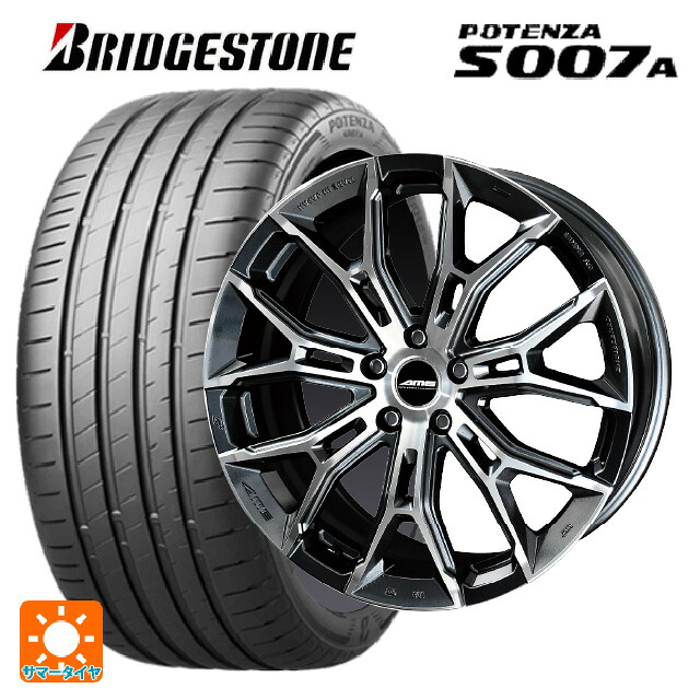 スバル WRX S4(VBH)用 245/35R19 93Y XL ブリヂストン ポテンザ S007A 正規品 共豊 ガレルナ フィヌラ made by エンケイ ブルーガンメタリック×ポリッシュ 新品サマータイヤホイール 4本セット
