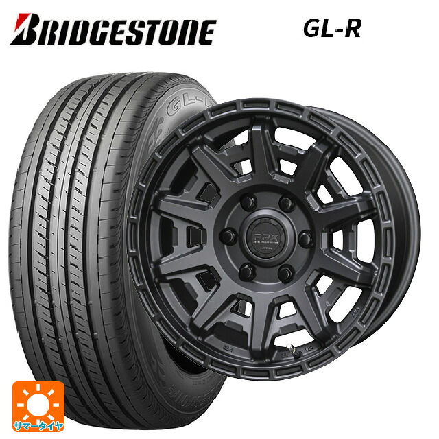 215/65R16 109/107R ブリヂストン GL-R 正規品 共豊 PPX D10X マットダークガンメタリック 16-6.5J 国産車用 サマータイヤホイール4本セット|タイヤホイール専門店コニシタイヤ
