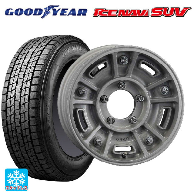 225/70R16 103Q グッドイヤー アイスナビ SUV クリムソン ディーン BJ メキシカン ショットクリア 16-5.5J 国産車用 スタッドレスタイヤホイール4本セット