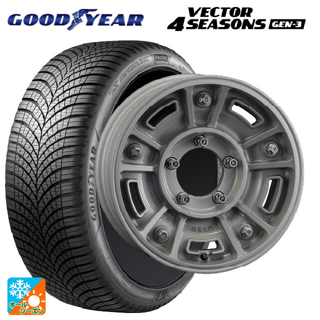 215/65R16 102V XL グッドイヤー ベクター4シーズンズ ジェン3 クリムソン ディーン BJ メキシカン ショットクリア 16-5.5J 国産車用 オールシーズンタイヤホイール4本セット 109,455円