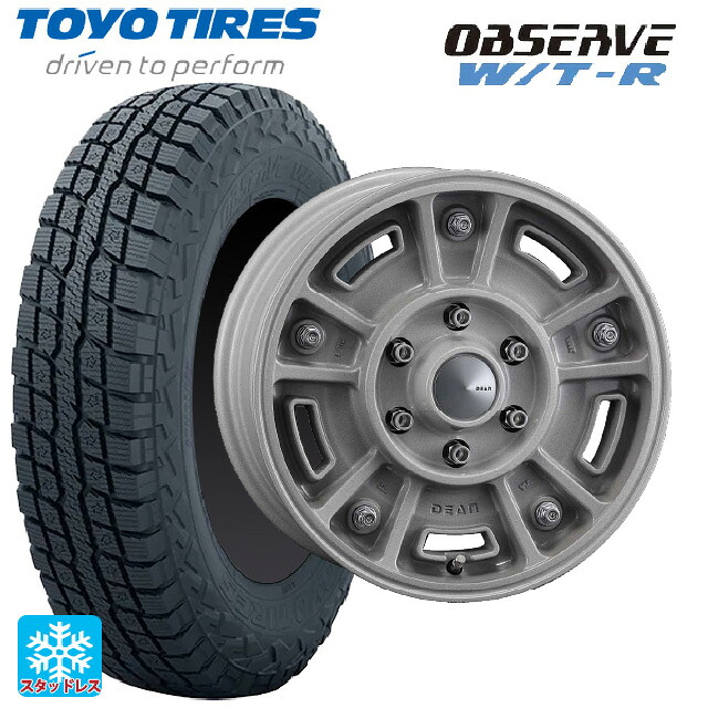 トヨタ ハイエース(200系)用 215/65R16 109/107Q トーヨー オブザーブ W/T-R クリムソン ディーン BJ メキシカン ショットクリア 新品スタッドレスタイヤホイール 4本セット|タイヤホイール専門店コニシタイヤ