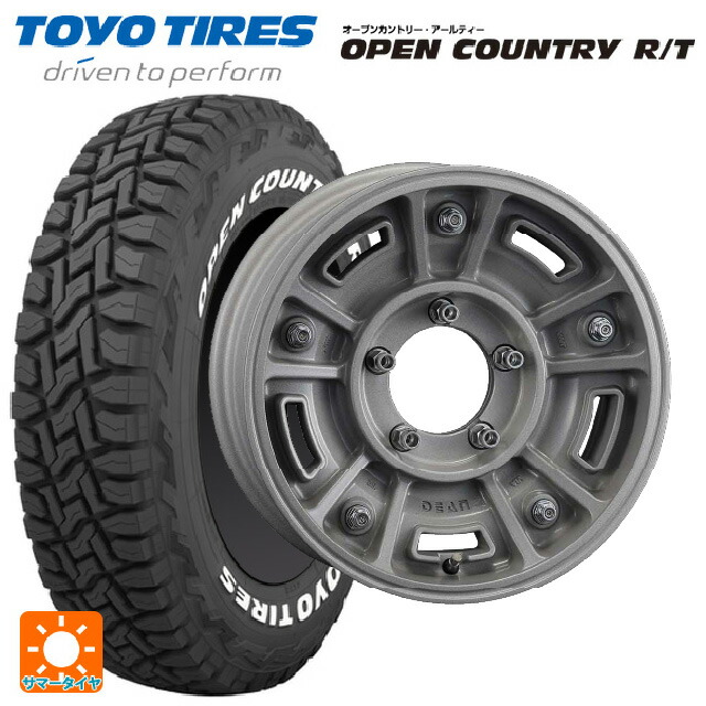 215/65R16 109/107Q トーヨー オープンカントリー RT ホワイトレター クリムソン ディーン BJ メキシカン ショットクリア 16-6J 国産車用 サマータイヤホイール4本セット