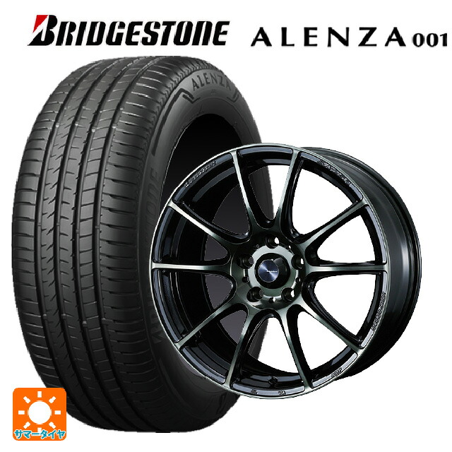 トヨタ アルファード(30系)用 225/60R17 99V ブリヂストン アレンザ001 正規品 # ウェッズ ウェッズスポーツ SA25R WBC 新品サマータイヤホイール 4本セット｜タイヤホイール専門店コニシタイヤ