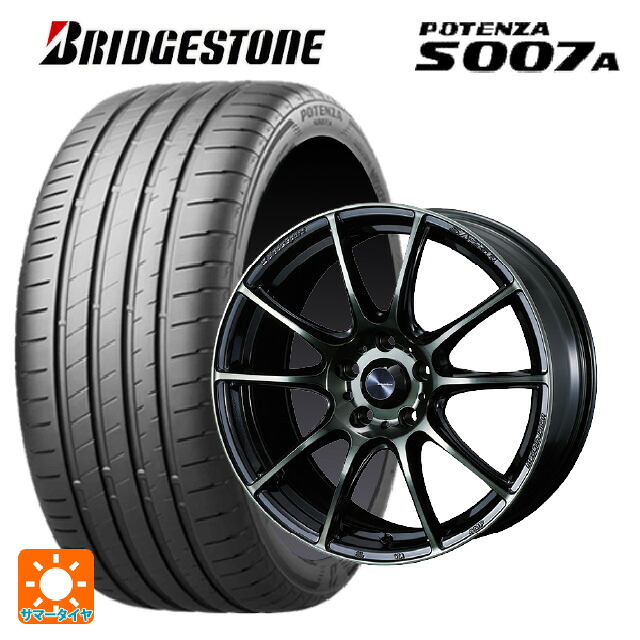 スバル WRX S4(VBH)用 255/40R18 99Y XL ブリヂストン ポテンザ S007A 正規品 ウェッズ ウェッズスポーツ SA25R WBC 新品サマータイヤホイール 4本セット 198,925円