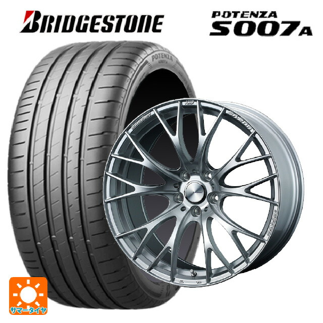 245/40R20 99Y XL ブリヂストン ポテンザ S007A 正規品 ウェッズ ウェッズスポーツ SA20R VI-SILVER 20-8.5J 国産車用 サマータイヤホイール4本セット