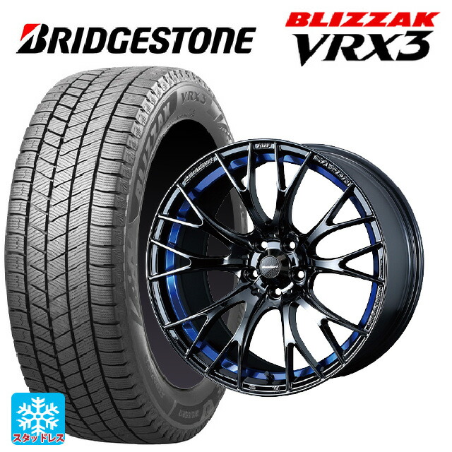 トヨタ GRヤリス(PA系)用 235/40R18 95Q XL ブリヂストン ブリザック VRX3 正規品 # ウェッズ ウェッズスポーツ SA20R BLC2 新品スタッドレスタイヤホイール 4本セット|タイヤホイール専門店コニシタイヤ