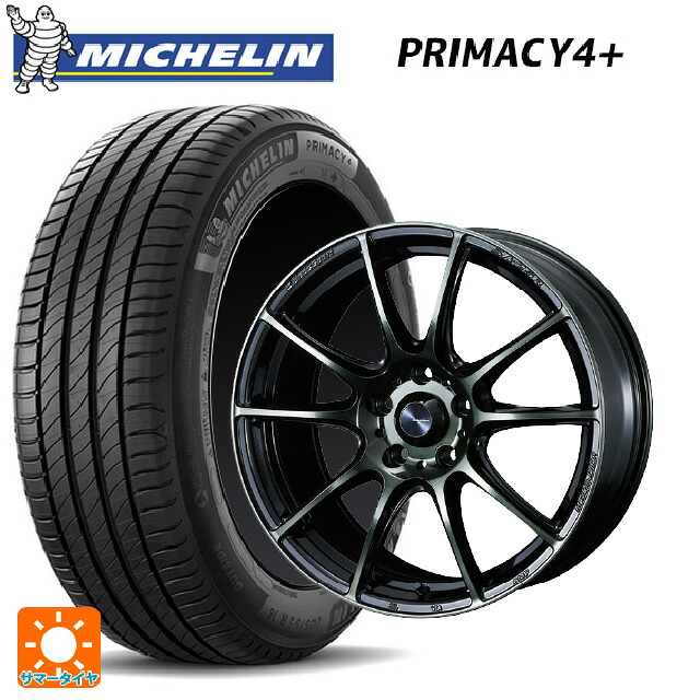 スズキ スイフトスポーツ(ZC33S)用 195/50R16 88V XL ミシュラン プライマシー4＋ 正規品 ウェッズ ウェッズスポーツ SA25R WBC 新品サマータイヤホイール 4本セット