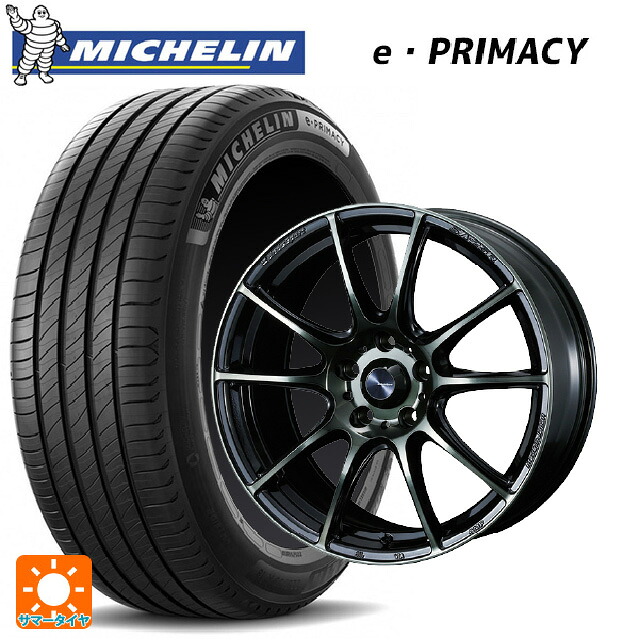 235/60R18 103W MO(メルセデスベンツ承認) ミシュラン 正規品 Eプライマシー ウェッズ ウェッズスポーツ SA25R WBC 18-8.5J 国産車用 サマータイヤホイール4本セット|タイヤホイール専門店コニシタイヤ