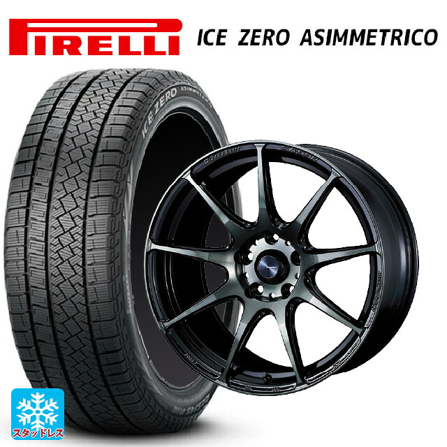 ニッサン ノートオーラ(E13)用 205/50R17 93H XL ピレリ アイスゼロ アシンメトリコ 正規品 # ウェッズ ウェッズスポーツ SA99R WBC 新品スタッドレスタイヤホイール 4本セット｜タイヤホイール専門店コニシタイヤ 107,385円
