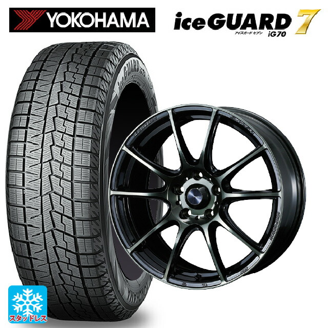 スバル レヴォーグ(VN系)用 225/45R18 95Q ヨコハマ アイスガード7(IG70) # ウェッズ ウェッズスポーツ SA25R WBC 新品スタッドレスタイヤホイール 4本セット｜タイヤホイール専門店コニシタイヤ 148,925円