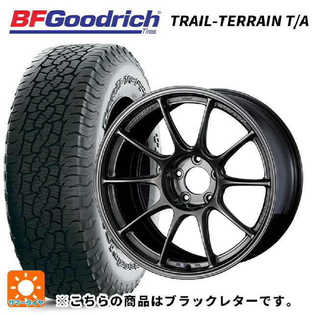 225/60R17 99H BFグッドリッチ トレイルテレーン T/A ブラックレター 正規品 ウェッズ ウェッズスポーツ TC105X フォージド EJ-TI 17-7.5J 国産車用 サマータイヤホイール4本セット