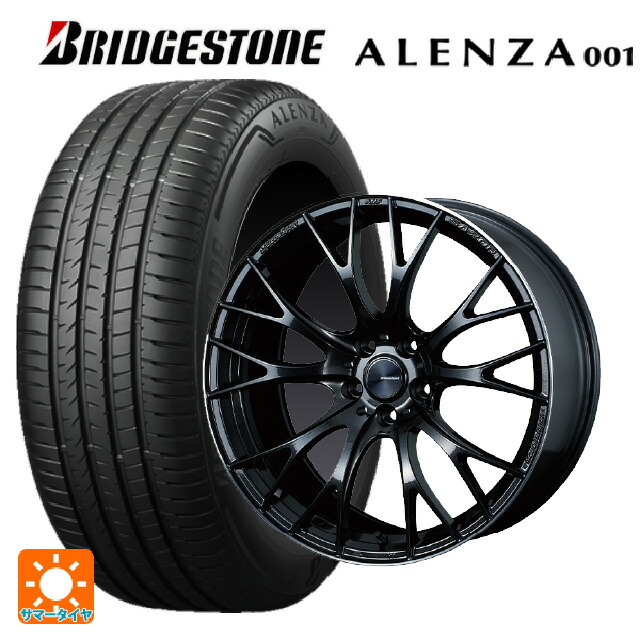 トヨタ RAV4(50系)用 245/45R20 99V ブリヂストン アレンザ001 正規品 # ウェッズ ウェッズスポーツ SA20R METAL-BLACK/F 新品サマータイヤホイール 4本セット