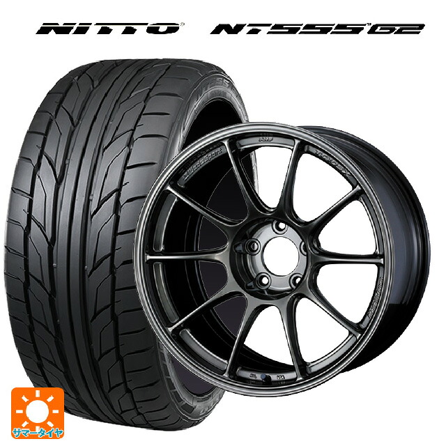 225/35R19 88Y XL ニットー NT555 G2 ウェッズ ウェッズスポーツ TC105X フォージド EJ-TITAN 19-8.5J 国産車用 サマータイヤホイール4本セット