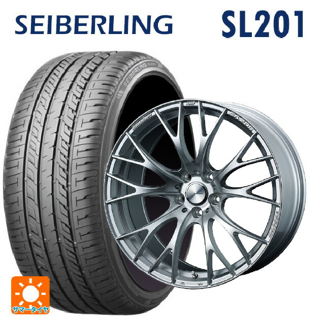 スバル WRX S4(VBH)用 245/35R19 93W XL セイバーリング セイバーリング SL201(ブリヂストン工場生産) ウェッズ ウェッズスポーツ SA20R VI-SILVER 新品サマータイヤホイール 4本セット|タイヤホイール専門店コニシタイヤ