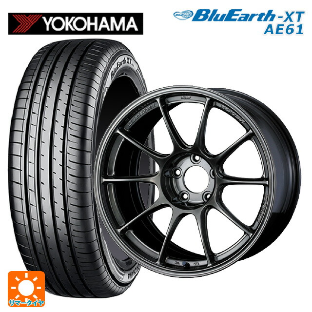 225/50R18 95V ヨコハマ ブルーアースXT AE61 ウェッズ ウェッズスポーツ TC105X フォージド EJ-TITAN 18-8.5J 国産車用 サマータイヤホイール4本セット｜タイヤホイール専門店コニシタイヤ