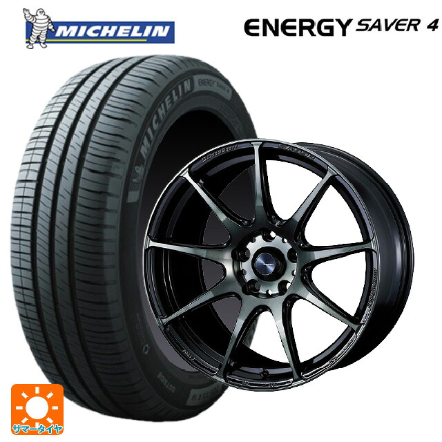 トヨタ アクア(PK16/PK15系)用 185/65R15 92H XL ミシュラン 正規品 エナジーセイバー4 ウェッズ ウェッズスポーツ SA99R WBC 新品サマータイヤホイール 4本セット