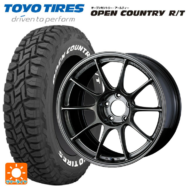 225/60R18 100Q トーヨー オープンカントリー RT ホワイトレター ウェッズ ウェッズスポーツ TC105X フォージド EJ-TITAN 18-8.5J 国産車用 サマータイヤホイール4本セット