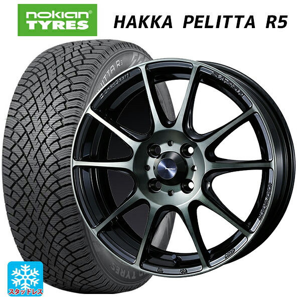 185/60R15 88R XL ノキアン ハッカペリッタR5 ウェッズ ウェッズスポーツ SA25R WBC 15-6J 国産車用 スタッドレスタイヤホイール4本セット|タイヤホイール専門店コニシタイヤ