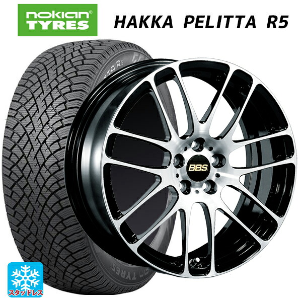 215/60R16 99R XL ノキアン ハッカペリッタR5 BBS RE-L2 BKD 16-6.5J 国産車用 スタッドレスタイヤホイール4本セット