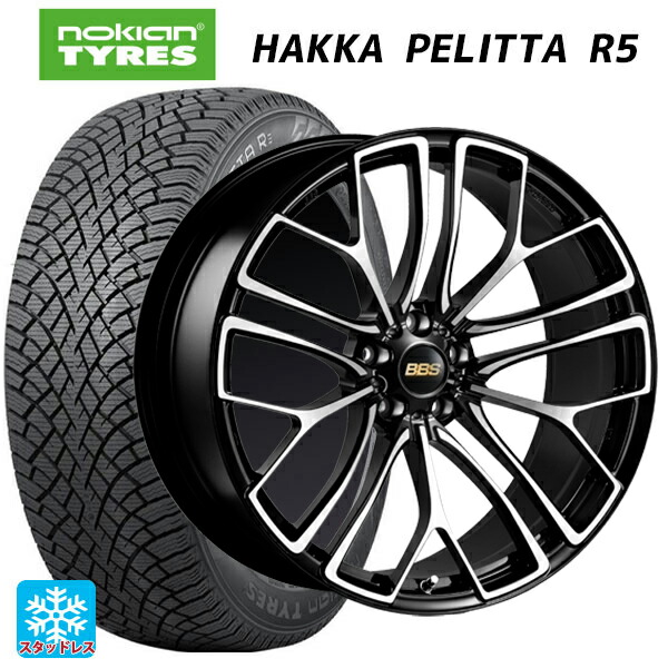 トヨタ GRカローラ(4BA-GZEA14H)用 235/40R18 95T XL ノキアン ハッカペリッタR5 BBS RE-X BKD 新品スタッドレスタイヤホイール 4本セット
